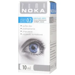 Zuma Noka 0.2 ulga dla oczu, krople do oczu z hialuronianem 0,2%, 10 ml