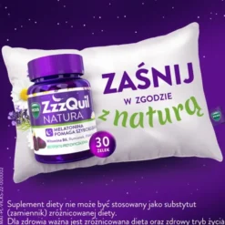 ZzzQuil Natura, żelki, smak owoców leśnych, 30 szt.